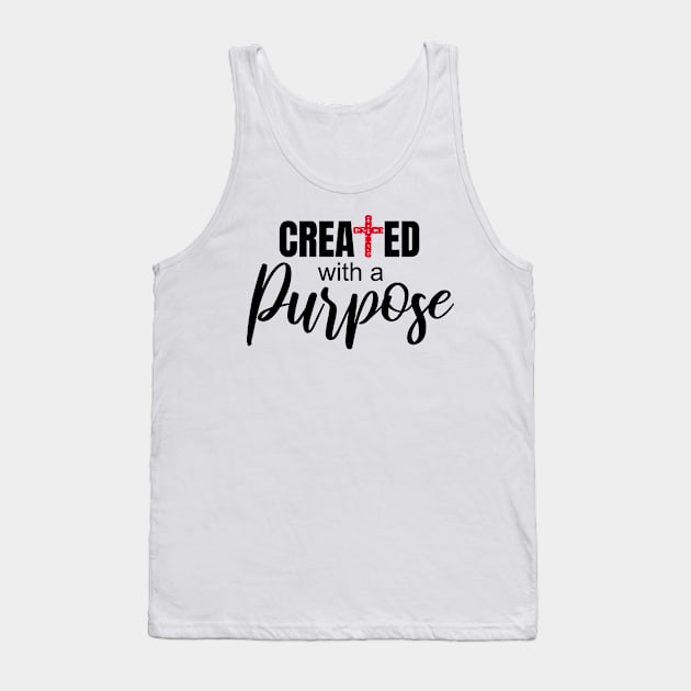 Created with a purpose Tank Top by PlusAdore